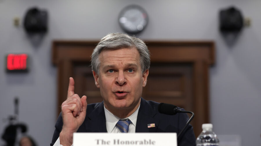 Chinese Hackers Outnumber US Cyber Agents ‘By at Least 50 to 1’: FBI Director Wray