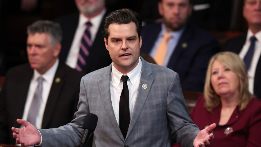Woman Arrested, Charged for Throwing Drink on Rep. Matt Gaetz