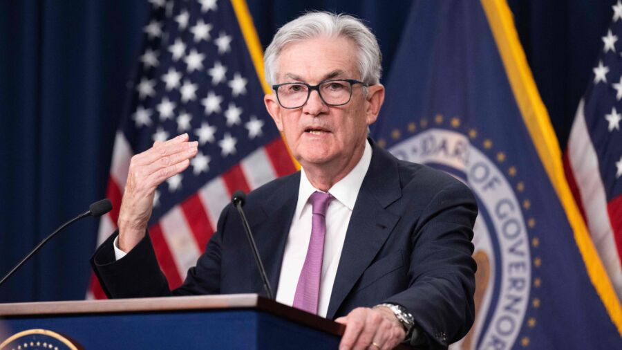 Federal Reserve Chair Powell Holds Press Conference After Release of Federal Policy