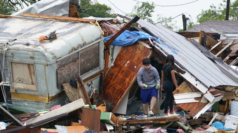 One Killed as Tornado Hits South Texas Near the Gulf Coast, Damaging Dozens of Homes
