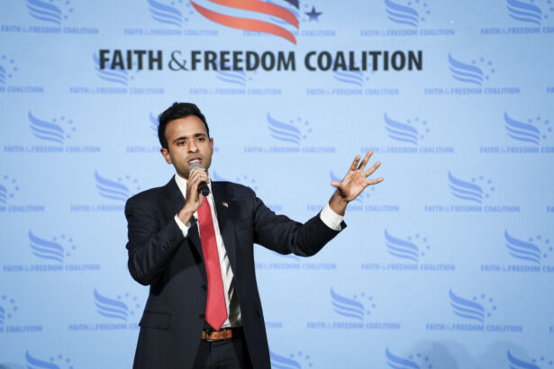 Republican presidential candidate Vivek Ramaswamy