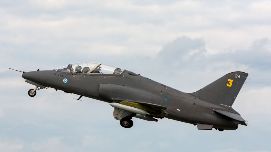 Finnish Air Force Training Jet Crashes; Pilots Eject