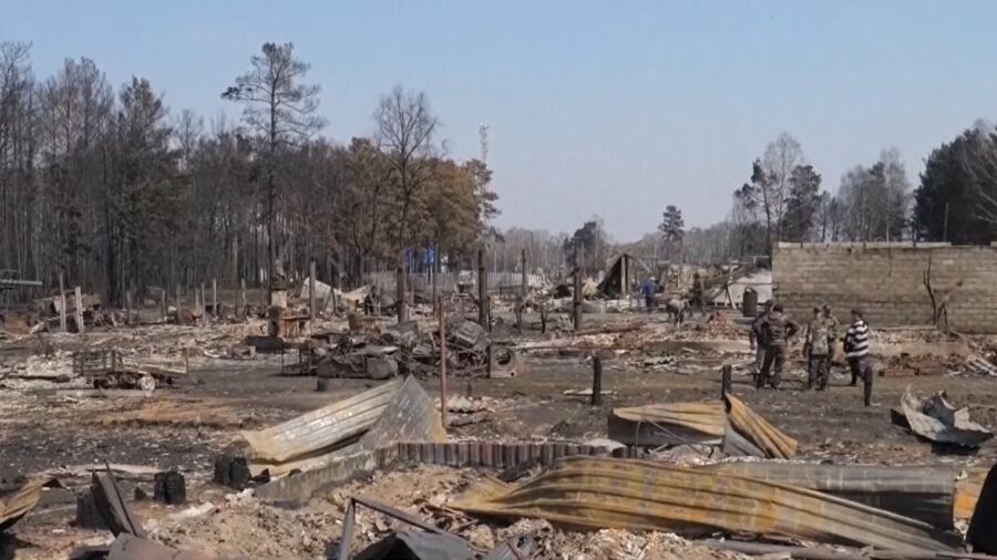 Russian Villages Cope With Wildfire Aftermath