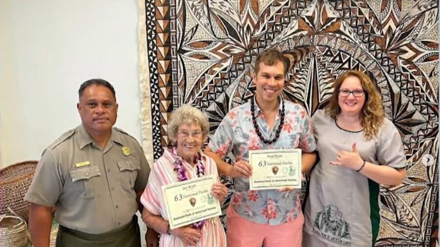 93-Year-Old Grandmother, Grandson Visit All 63 National Parks Across US
