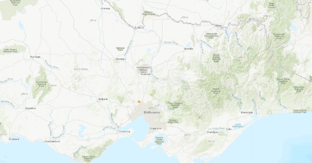 Largest earthquake melbourne