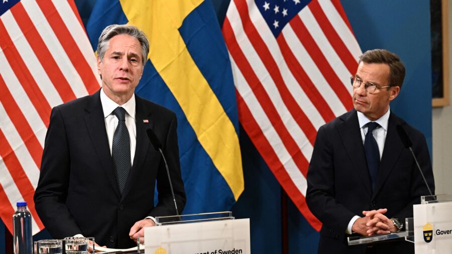 Blinken Holds Press Conference With Swedish Prime Minister