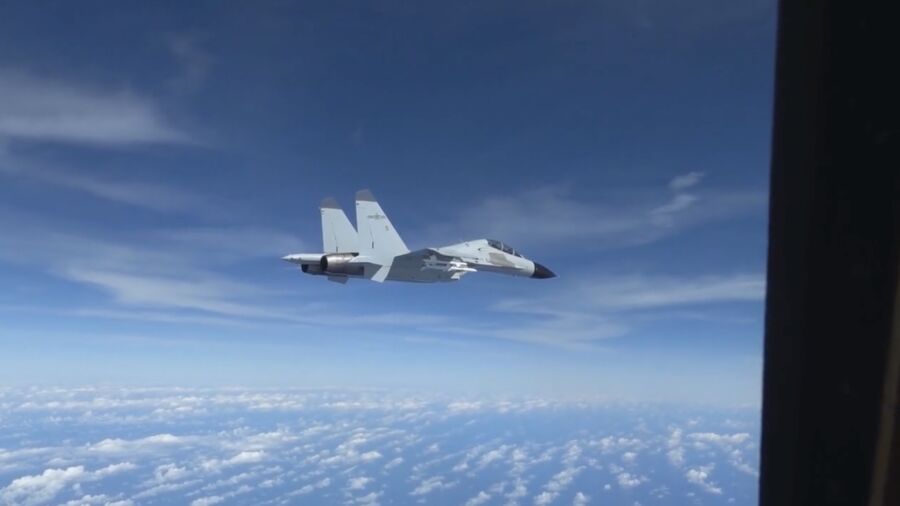 Chinese Fighter Jet Intercepts US Plane Over South China Sea