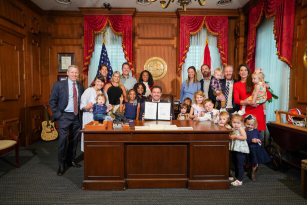 Florida Gov Ron Desantis Signs A Family Tax Relief Bill