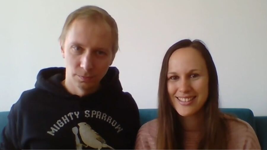 Slovenian Couple Save Baby Sparrow, Gain New Family Member
