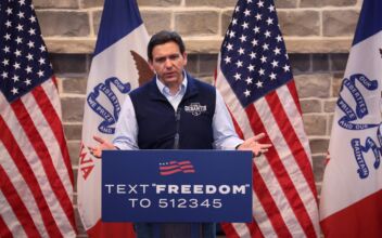 DeSantis Campaigns in Manchester, New Hampshire