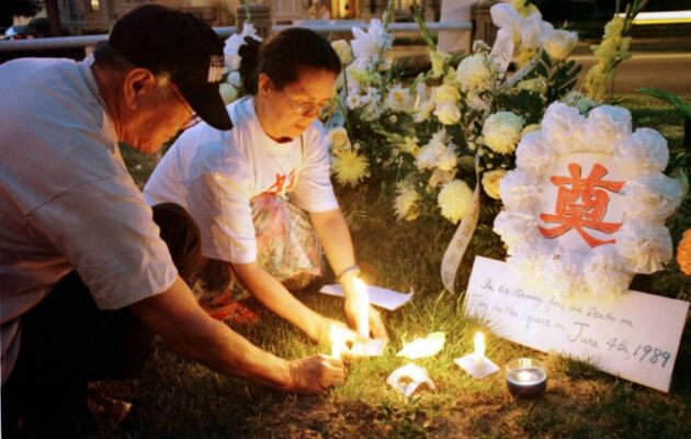 Candlelight Vigil in Washington Marks 34th Anniversary of Tiananmen Square Massacre