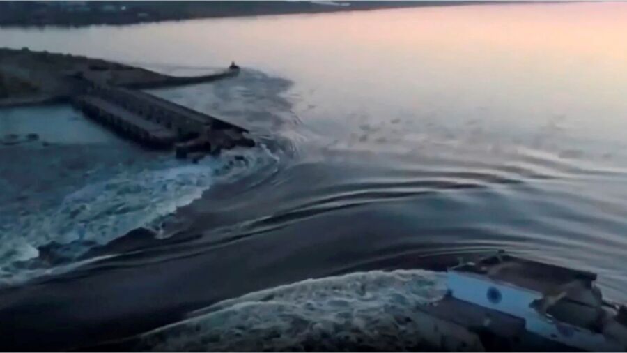 Ukraine, Russia Blame Each Other for Destruction of Critical Dam as Thousands Evacuated Amid Widespread Flooding