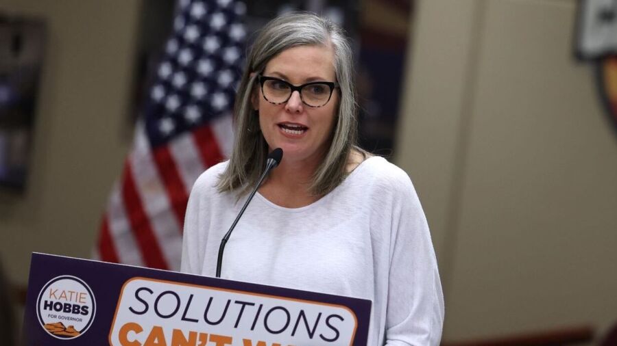 Arizona Lawmaker Criticizes Katie Hobbs’s Veto of Bill Criminalizing Filming Porn at Public Schools