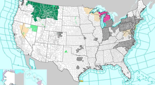 National Weather Service Map