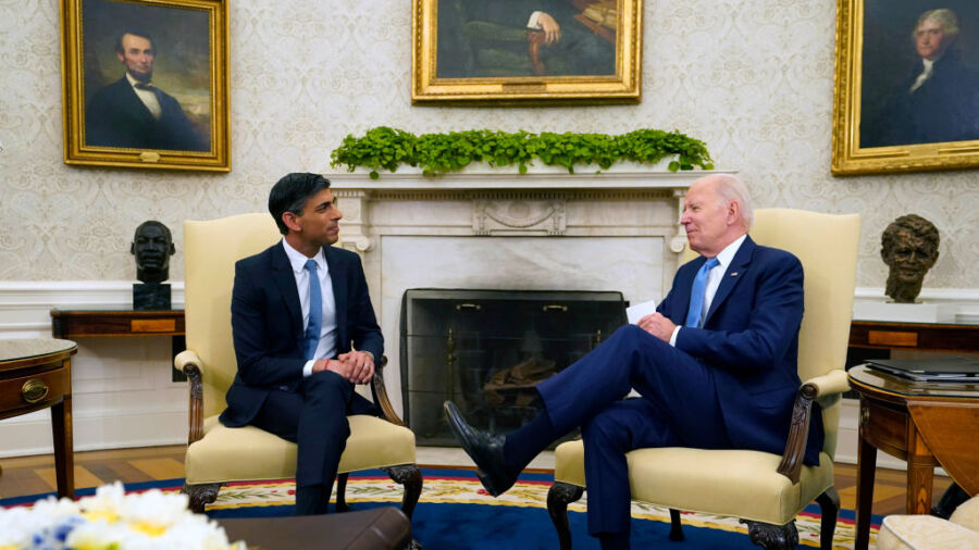 Biden, British PM Strike New Economic Partnership, Touting ‘Indispensable Alliance’