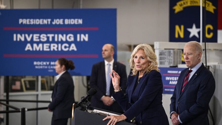 Bidens Meet Service Members and Families at Fort Liberty, North Carolina
