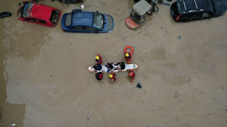 Heavy Flooding Hits Southern China