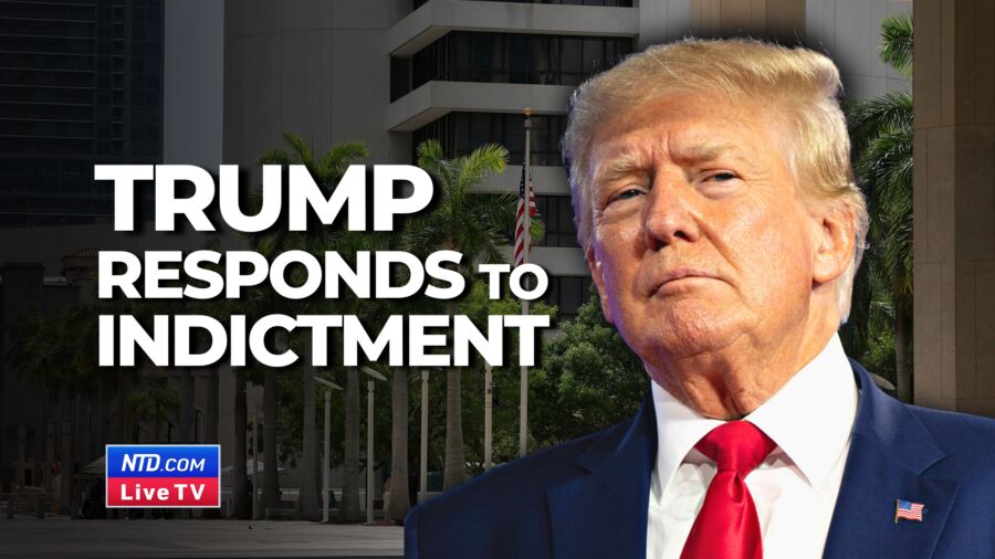 Trump Delivers Remarks in New Jersey After Court Appearance in Florida