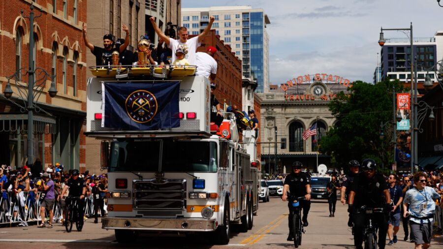 2 People Shot, Denver Officer Struck by Fire Truck Amid Nuggets’ NBA Championship Parade