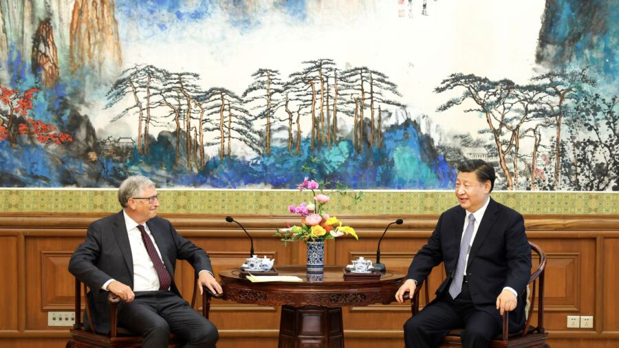 Chinese Leader Xi Jinping Meets With Bill Gates Ahead of Blinken Visit