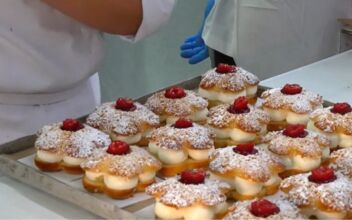 Delightful Gourmet Pastries at a Paris Fair