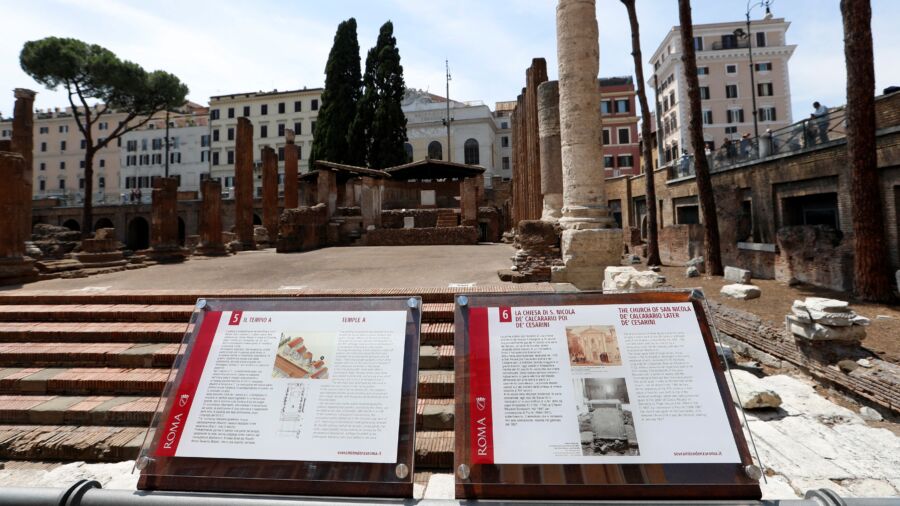 Rome to Open Ancient Square Where Julius Caesar Was Killed