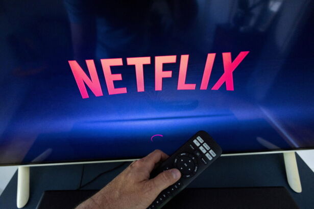 File Photo A Netflix Logo Is Shown On A Tv Screen Ahead Of A Swiss Vote In This Illustration