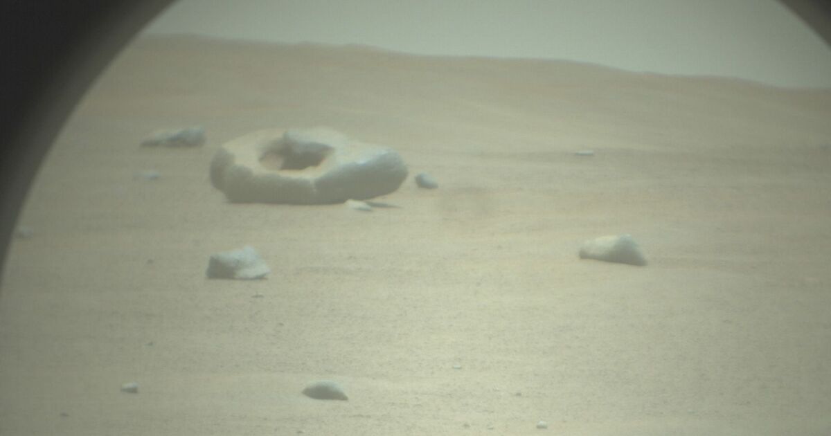 Image Captured By Mars Rover Shows A Mysterious ‘Doughnut’ On The ...