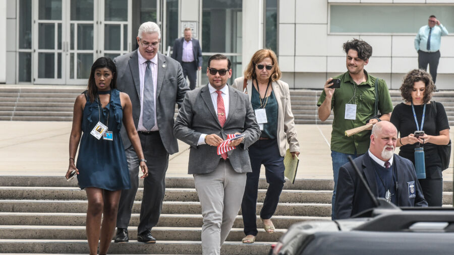 Rep. George Santos Appears in Court for First Time Since Pleading Not Guilty