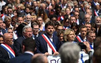 People Gather in Support of Elected Officials After Attack on Paris Suburb Mayor’s Home