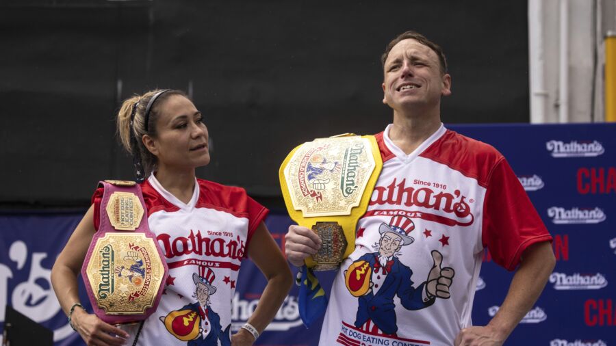 Joey Chestnut, Miki Sudo Defend Titles at Nathan’s Fourth of July Hot Dog Contest