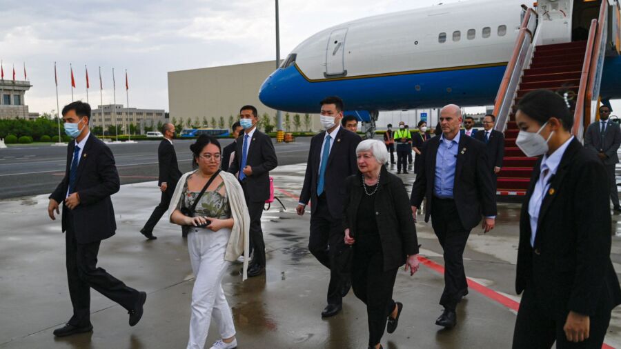 Yellen Arrives in China for Talks as Beijing’s Unfair Trade Practices Come Under Scrutiny