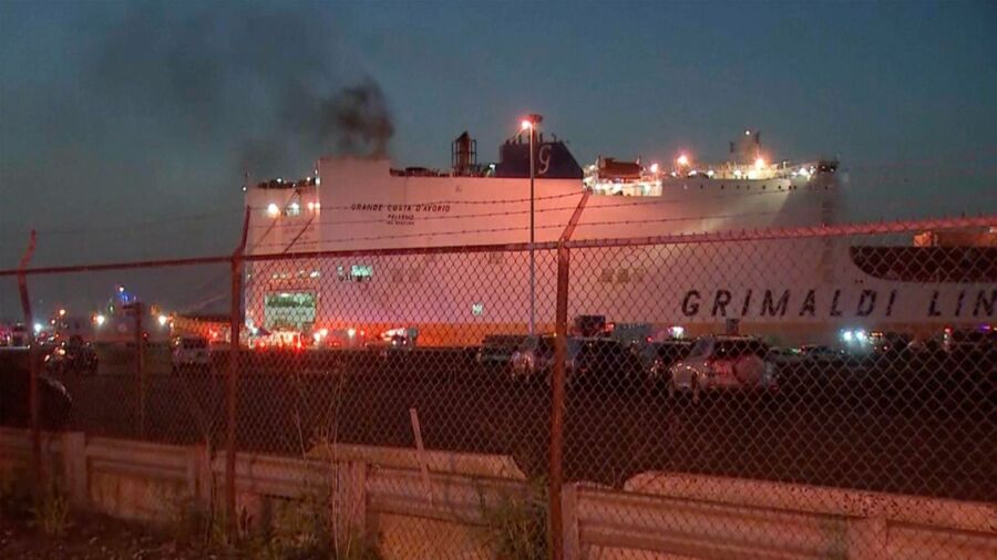 2 New Jersey Firefighters Died Battling a Blaze Deep in a Ship Carrying 5,000 Cars