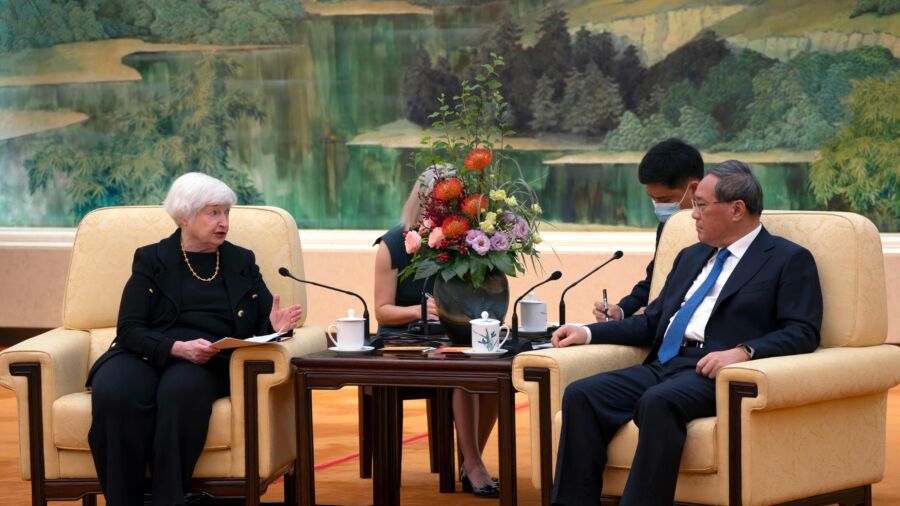 In China Visit, Yellen Confronts Communist Regime's Treatment of US Companies
