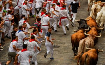 Thousands Take Part in First Running of the Bulls in Spain’s San Fermin Festival