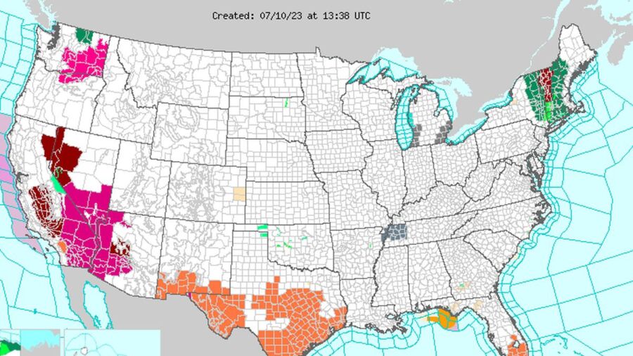 Federal Agency Issues Weather Warning for Millions as State of Emergency Declared