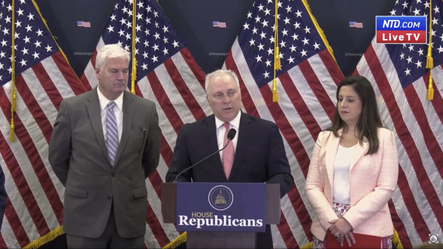 House GOP Leadership Holds Press Conference After Meeting