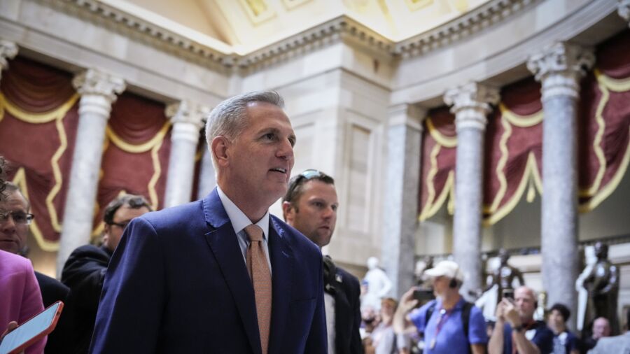Speaker McCarthy Holds Q&A With Reporters