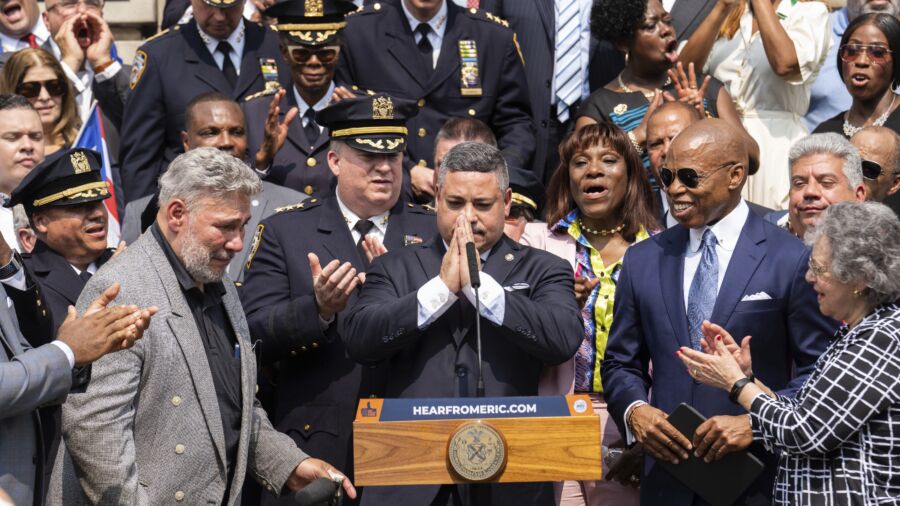 Veteran Police Official Edward Caban Sworn in as New NYPD Commissioner