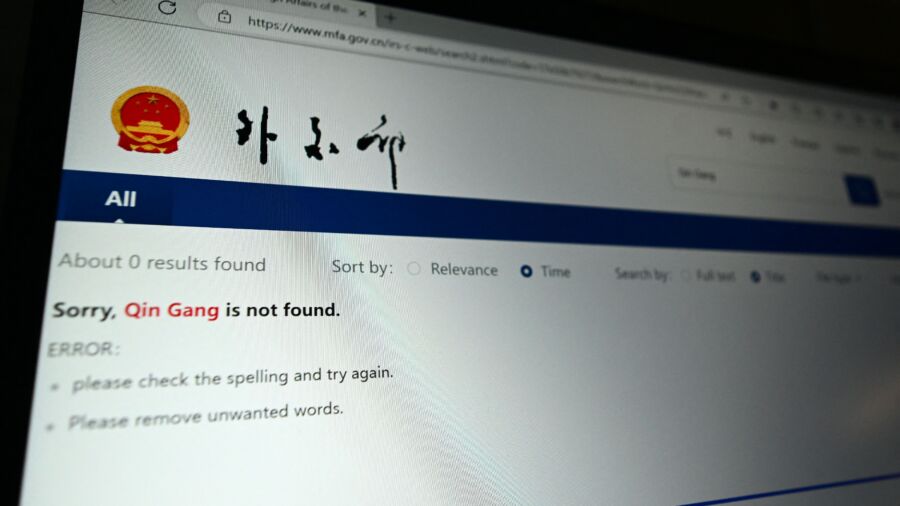 China Scrubs Ousted Foreign Minister Qin Gang From Web