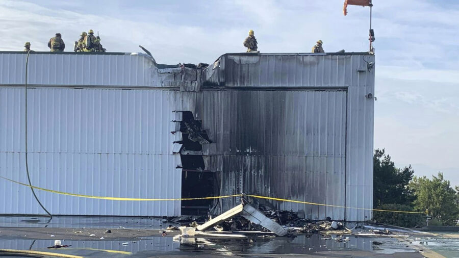 3 Killed When Small Plane Hits Hangar, Catches Fire at Southern California Airport