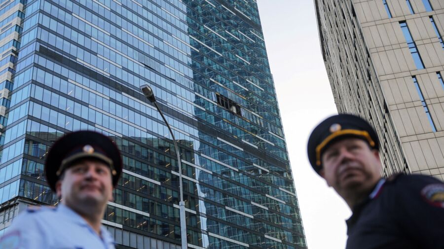 Drone Hits Tower Housing Russian Ministries for 2nd Time in 3 Days