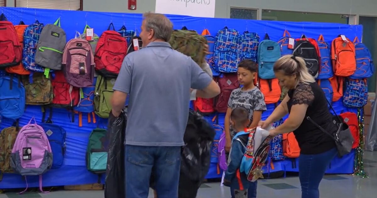 Nonprofit Holds Its Biggest Backpack Drive NTD