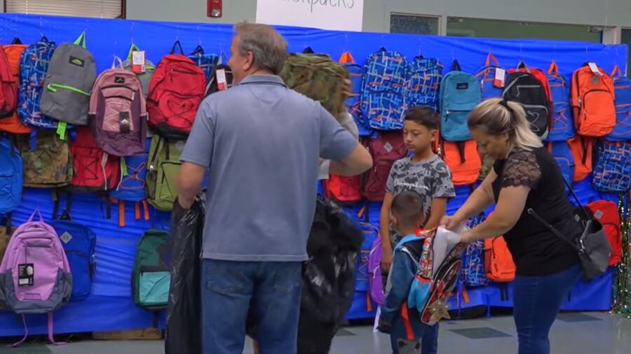 Nonprofit Holds Its Biggest Backpack Drive