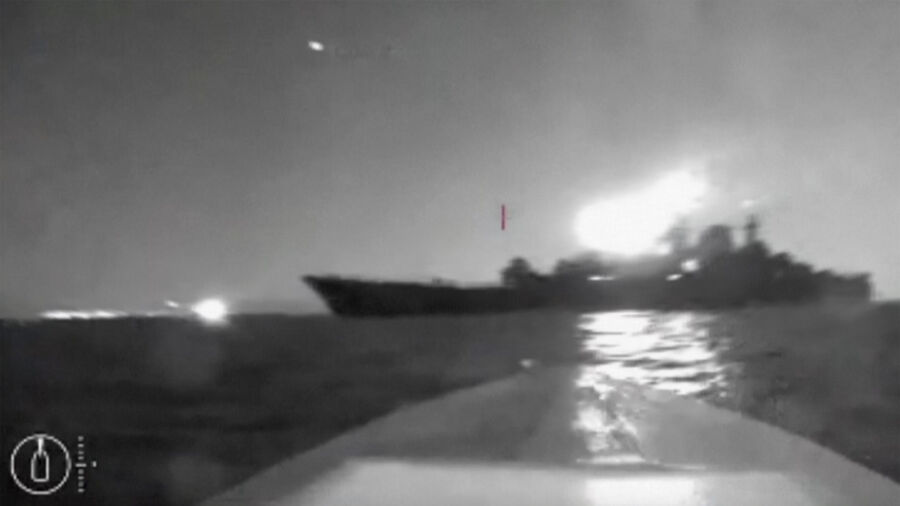 Ukraine Says Its Drones Damaged a Russian Warship, Showing Kyiv’s Growing Naval Capabilities