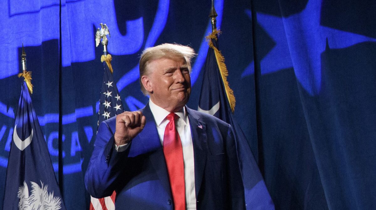 Former President Trump Speaks At The South Carolina Gop Silver Elephant Dinner In Columbia