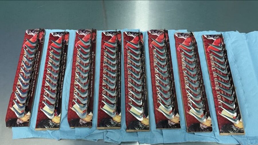 Customs Officers Seize Illegal Rooster Blades Used in Cockfighting Rings