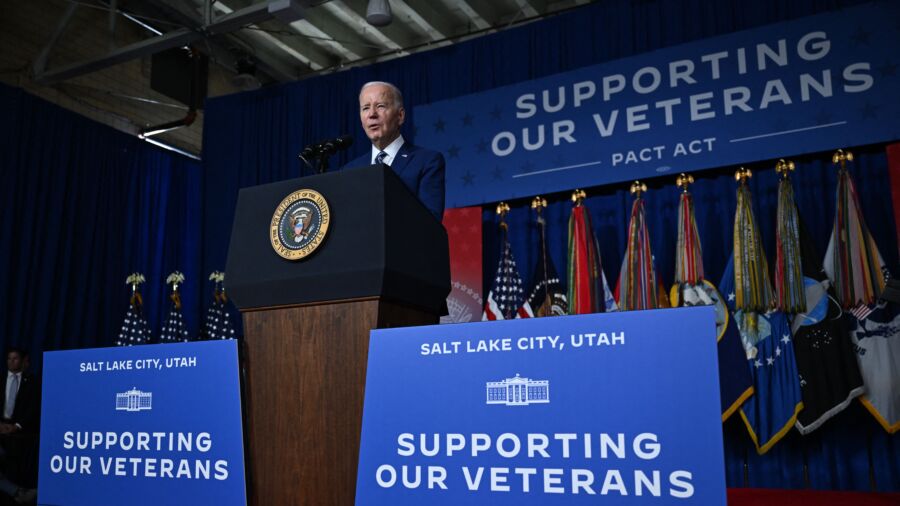 Biden Speaks on Benefits to Service Members Exposed to Toxic Substances