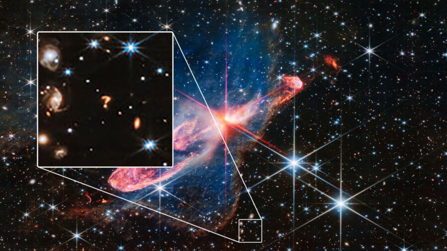 NASA Telescope Spots Cosmic Question Mark in Deep Space