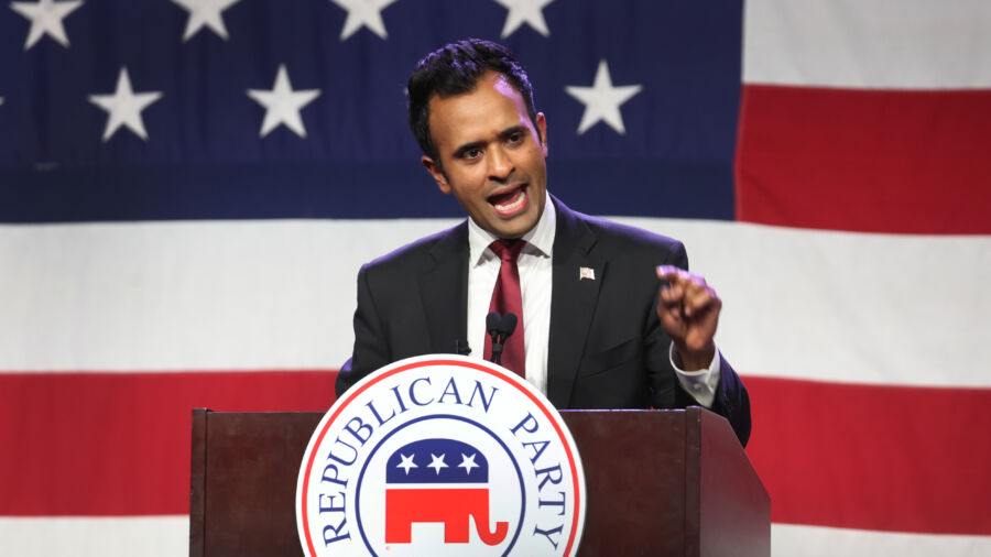 GOP Presidential Candidate Ramaswamy Speaks on His Foreign Policy Plan at Nixon Presidential Library
